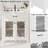 31 Inch Bathroom Vanity With Tempered Glass-1408170462