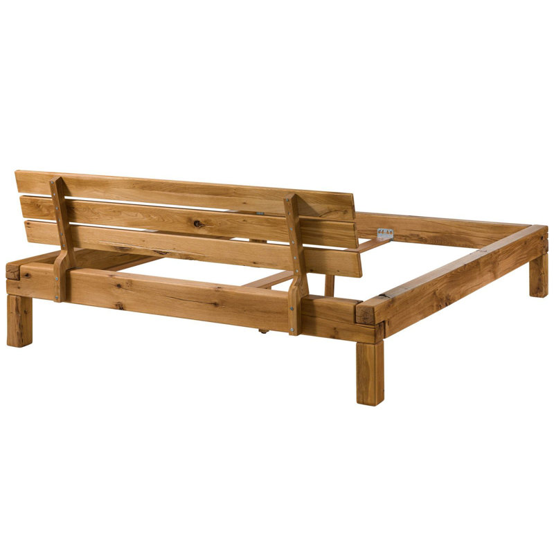 BALKENMÖBEL Solid Wood Bed, European Kingsize (160 x 200cm)