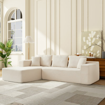 Nahliyah 2 - Piece  L-Shaped  Modular Sectional