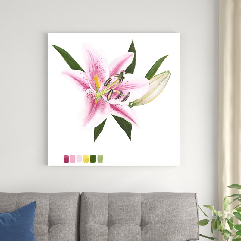Brighton Blooms II, H 36 po x l 36 po x P 1,25 po