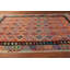 Tapis géométrique en laine réversible 8 x 11