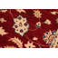 Tapis rouge / bleu en laine noué à la main 8 pi x 11 pi 5 po Abbigail Southwestern