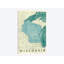 « wisconsin map », impression sur toile-33101002-72295330-72295336