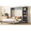 Grands lits escamotables grand format, bois massif et bois aggloméré, solution pour maison moderne