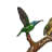 Bronze Hummingbirds on Branch Figurine