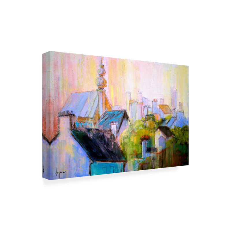 Art sur toile «Bachelor Dorothy Fagan Parissunrise», H 16 po x l 24 po
