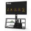 Black Multi-Function Angle And Height Adjustable Tempered Glass  TV Stand