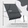 Outsunny 200cm W x 120cm D Polyester Cover Retractable Patio Awning,Door Canopy,Window Awning,Freestanding Awning