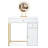 Versatile Makeup Vanity Desk With Adjustable Mirror And Ample Storage, Perfect For Bedroom Or Dressing Room.
