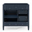 Meuble-lavabo de salle de bain sans lavabo supérieur / armoire de rangement de salle de bain moderne avec 5 tiroirs et un tiroir basculant / meuble-lavabo de salle de bain-113435698