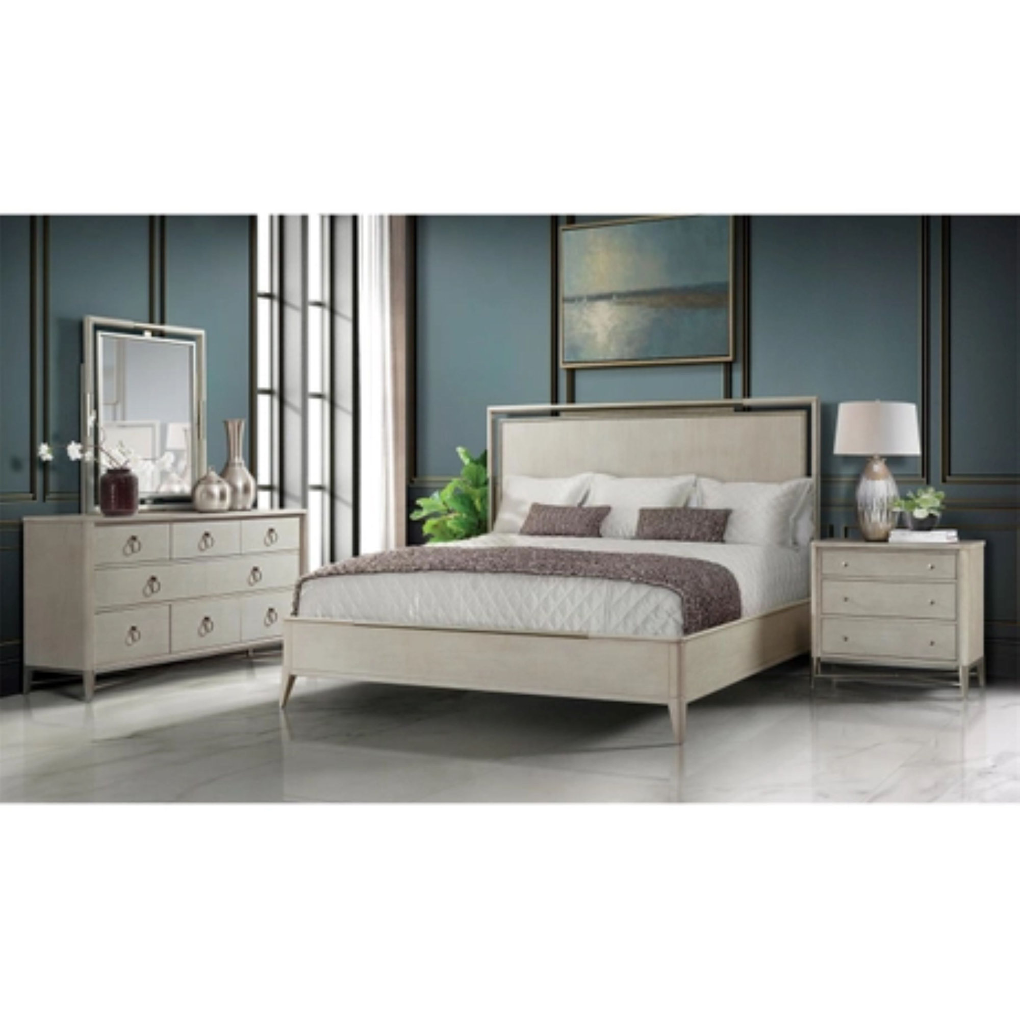 Regan 8 - Drawer Dresser, Champagne
