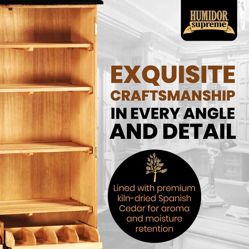 Wood Cigar Humidor