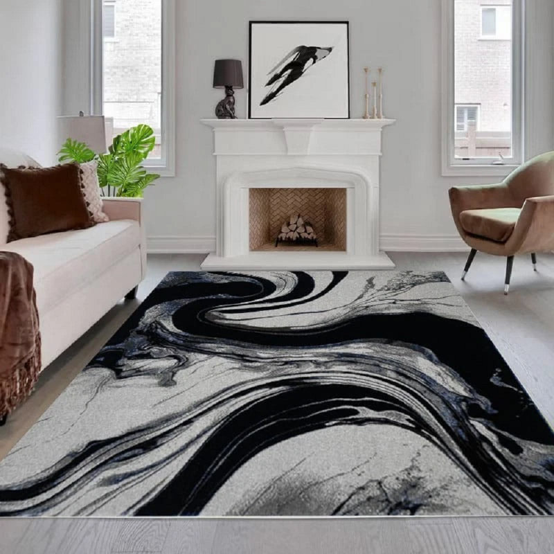 Geometric Indoor / Outdoor Area Rug, Rectangle 80 x 150 cm