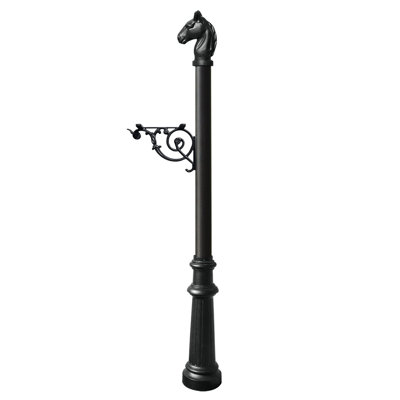Lewiston Mailbox 80.75" H In-Ground Decorative Post