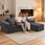Canapé modulaire de 83,5 po de largeur avec canapé-lit modulaire Comfy-1242137374