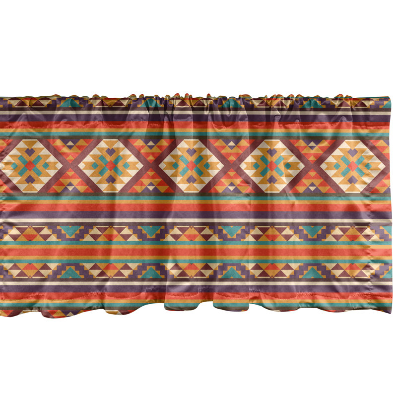 Multicolore cantonnière Ambesonne