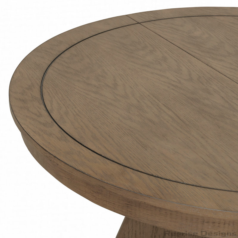 Ensemble de table de salle à manger extensible Vintage pour 4 à 6 personnes avec 4 chaises rembourrées, ensemble de table de ferme rustique de 42 à 58 pouces avec finition vieillie pour la salle à manger et la cuisine