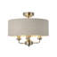 Linen Flush Mount-545699804