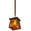 Luminaire suspendu géométrique 1 lumières lanterne Whispering-16183421