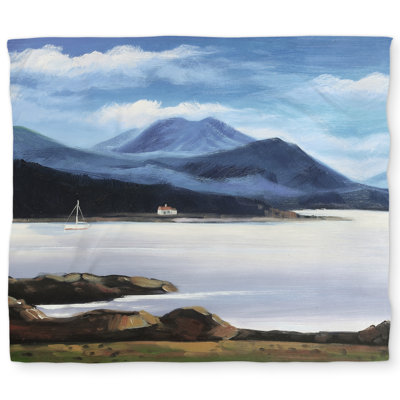 Scottish Highlands Duvet Cover - Sea Gray Home Decor