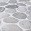 Nature Stacked Pram Gray Pebble Mosaic Tile-342312246