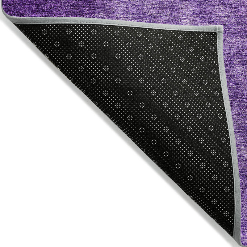 Tapis d'intérieur lavable ombré mauve et lavande 9 pi x 12 pi