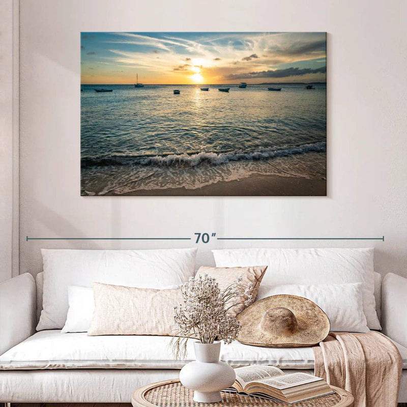 Gillard Curacao Gillard Sunset, H 32 po x l 48 po