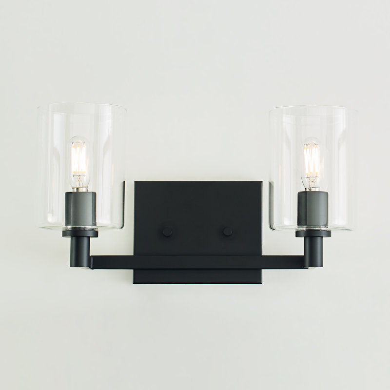 Fullton 2 - Light Vanity Light, Midnight Black