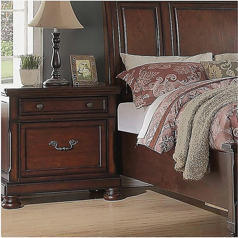 Mobilier de chambre à coucher avec placage en contreplaqué traditionnel