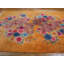 Beautiful Yellow Color Antique Geometric Floral Design Chinese Art Deco Rug
