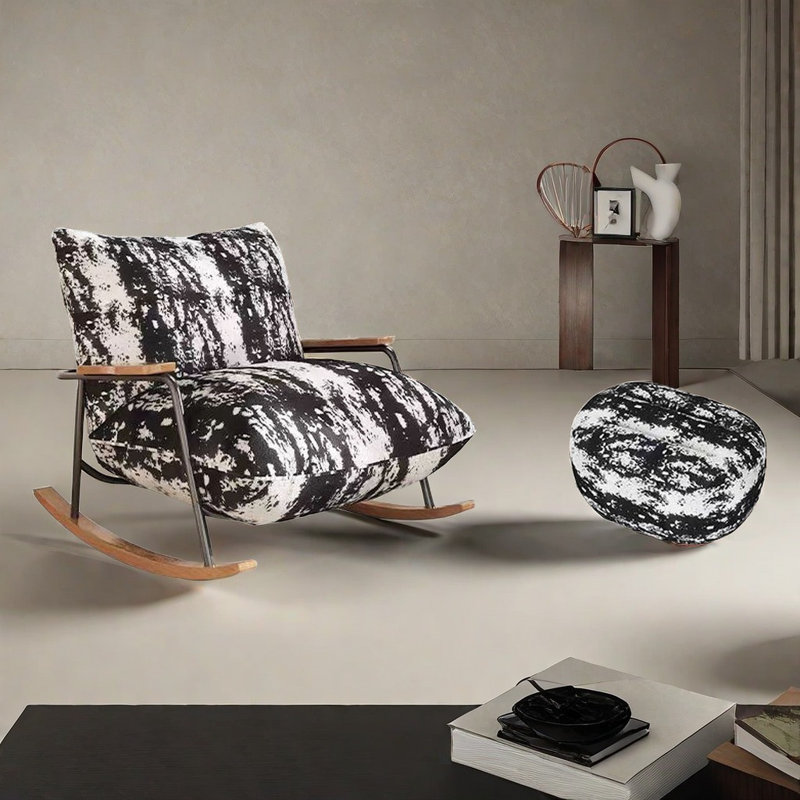 Chaise berçante de salon à bascule