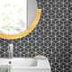 Metro Rhombus Porcelain Grid Mosaic Wall & Floor Tile