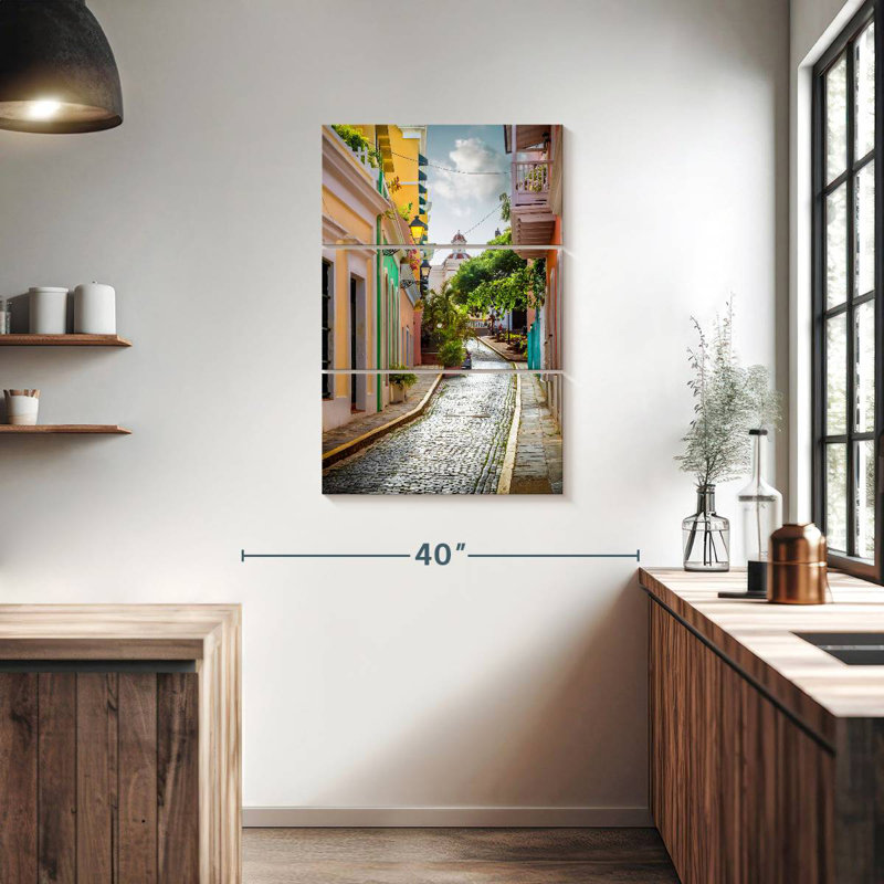 Sireci Old San Juan Street, 38" H x 24" W