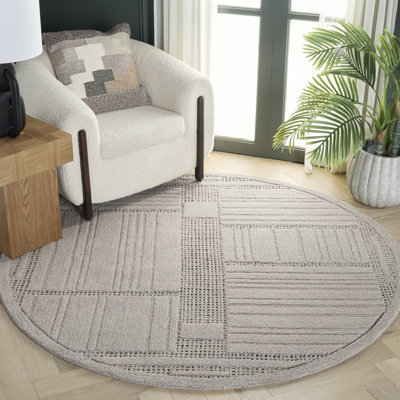 Laine touffetée à la main Harvest; Tapis d'intérieur en coton