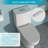 Ceramic One Piece Toilet,Dual Flush With Soft Clsoing Seat