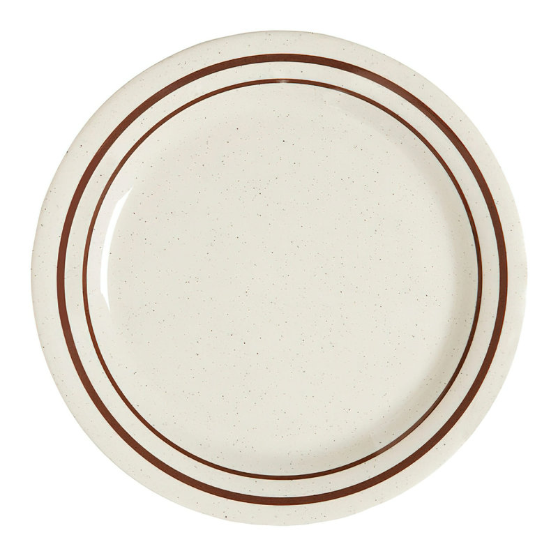 GET BF-700-U, assiette à hors-d'œuvre en mélamine résistante aux chocs, 7,5 po, ultraware (ensemble de 12)