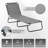 Outsunny 2 Piece Folding Chaise Lounge Pool Chairs, Outdoor Sun Tanning Chairs With 5-Level Reclining Back, Steel Frame-1314046573-1314046574