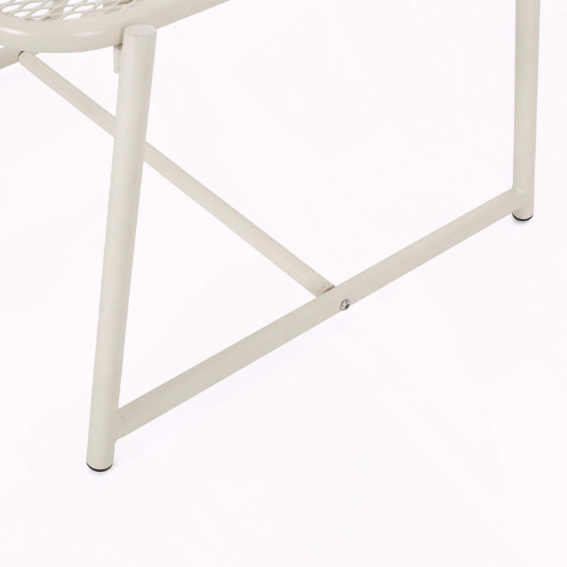 Table d'appoint Sleek, 13.25" H x 19.5" W x 18" D, Blanc