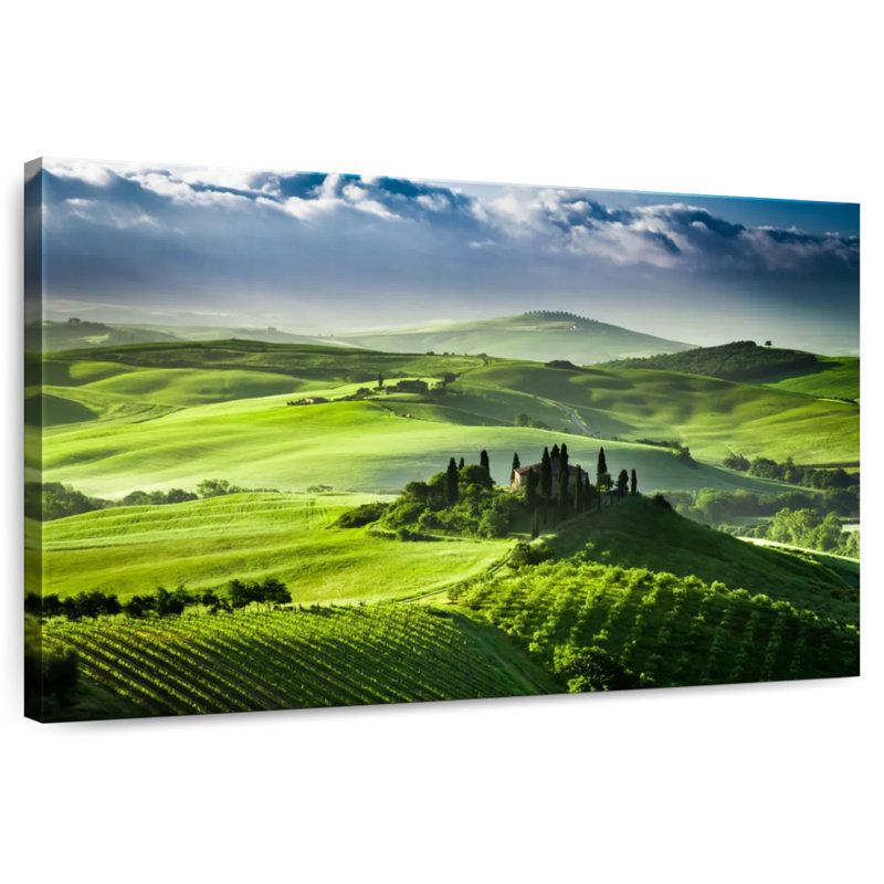 Vallée d'Alvord San Quirico D'Orcia, H 8 po x l 12 po