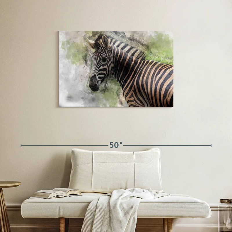 Brampt Magnificent Zebra, 24" H x 36" W