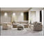 Beige Swivel Accent Chair with Full Foam Construction and 360-Degree Rotation for Ultimate Comfort and Versatility