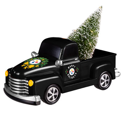 Pittsburgh Steelers Lit Holiday Rally Truck Statue