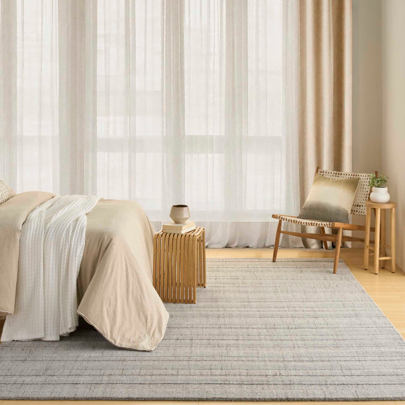 DKNY Pure Multi Weave Grey Contemporary Indoor Rug, Rectangle 8'6" x 11'6"