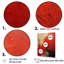 Red Ruby Rays - Formes abstraites, reproduction sur toile-599381413-599381414