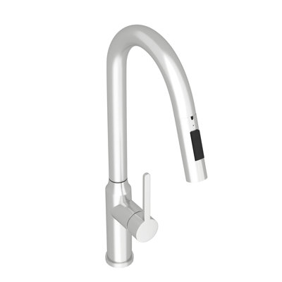 Pull-Down Kitchen Tap In Brushed Nickel - 19.32" For Modern Faucet Pull-Down, Easy To Clean