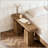 63" Rustic-Modern Console Table with Durable Construction