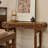 Solid wood carved multi-functional console table