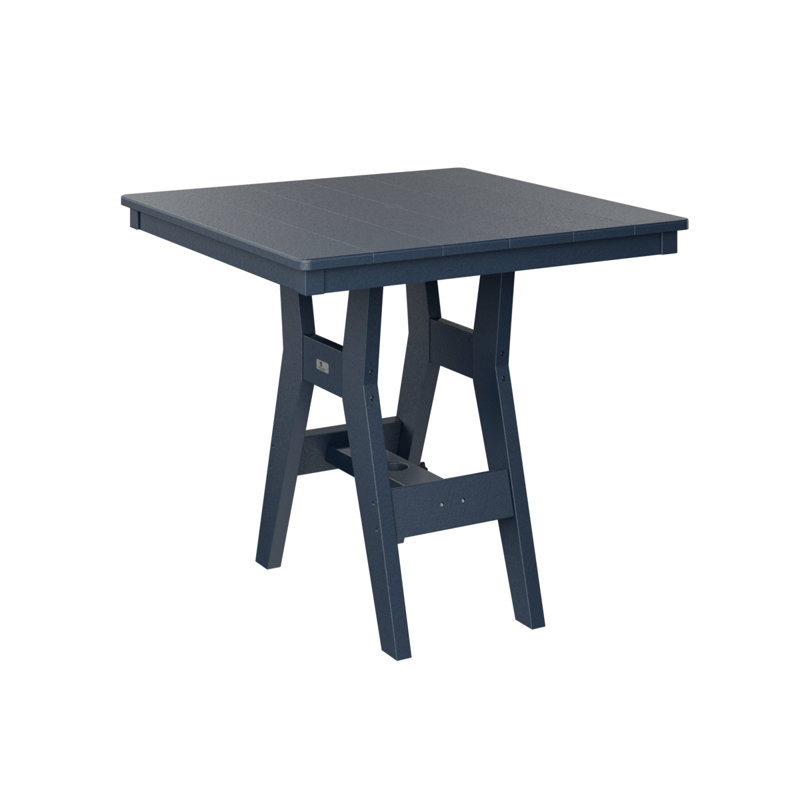 Berlin Gardens Harbor Regular 33″ Square Counter Height Table, Navy Blue