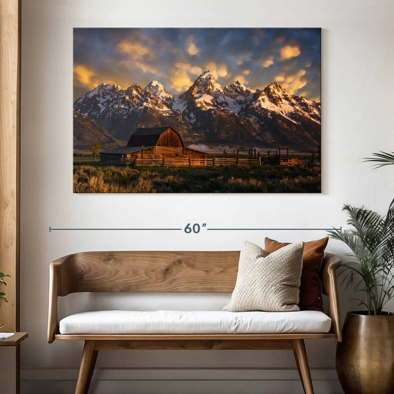 Mormon Row Barn, H 34 po x l 51 po