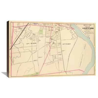 " Connecticut: Hartford, South, 1893 " by D.H. Hurd And Co.